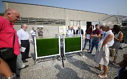 L'inaugurazione del Parco Bioreattori del Polo delle Microalghe
