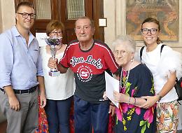 Festa alla casa di riposo con i Giochi della gioventù... di una volta