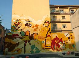 Murale di via Goito, da domani i lavori per la realizzazione
