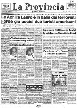 La Achille Lauro è in balìa dei terroristi
