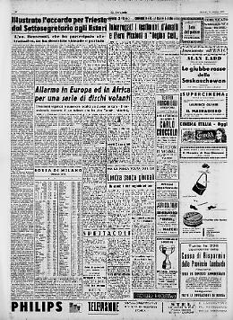 Illustrato l’accordo per Trieste dal Sottosegretario agli Esteri Benvenuti
Allarme in Europa ed in Africa per una serie di dischi volanti