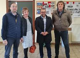 L'assessore regionale Fabio Rolfi alla Scuola Casearia