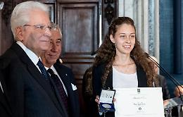 Sara è "Alfiere del lavoro"