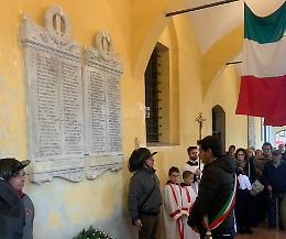 Onore ai Caduti, dopo 60 anni riecco le lapidi