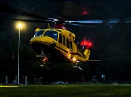 Fuori strada sull'Asolana, 54enne trasportato a Brescia con l'eliambulanza