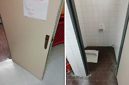 Bagni senza maniglie, alunno della Braguti rimane chiuso all'interno