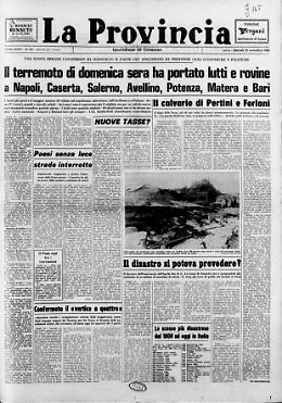 Terremoto dell'Irpinia