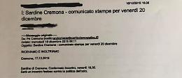 Sardine, polemica dopo il raduno: 'L'invito su mail del Pd'