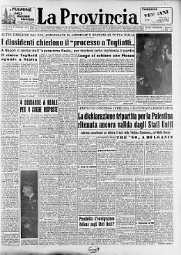 I dissidenti chiedono il “processo a Togliatti”