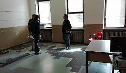 Amianto eliminato da tutta la scuola media