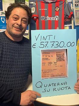 Terno più quaterna, vinti 57.730 euro al lotto