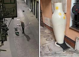 Serie di atti vandalici notturni in via Umberto I