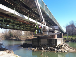Ponte di via Cadorna chiuso fino alle 17
