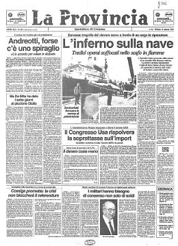 L'inferno sulla nave