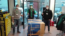 Coronavirus, Sansebasket dona 400 tute Tyvek al Maggiore di Cremona