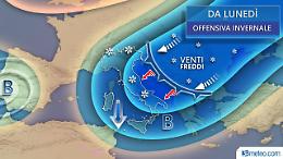 Torna il freddo, neve a quote basse anche in pianura