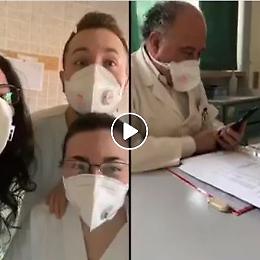 Coronavirus, il filmato inviato al sindaco Bonaldi dagli operatori sanitari dell'ospedale di Crema