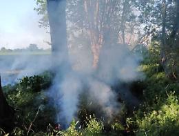 «L’incendio causato dai ragazzini»