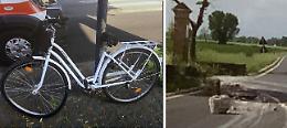 Caorso e S. Pietro, ciclista investita e Tir contro un muro
