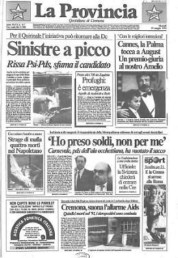 Cremona, suona l’allarme Aids