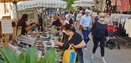 Coronavirus Fase 2, a Cremona folla al mercato