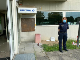 Assalto al bancomat nella notte a Villanova sull'Arda