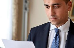 Di Maio, non siamo un lazzaretto esigiamo rispetto