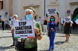 Flash Mob della Lega in piazza Winifred Terni De Gregory