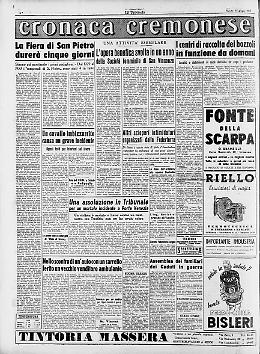 La Fiera di San Pietro durerà cinque giorni