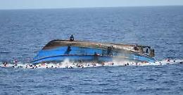 Migranti, nuovo naufragio al largo Libia