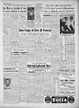 Fausto Coppi ha vinto il XXXII Giro d'Italia