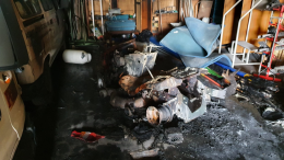 Vandali in azione:  incendio, danni e furti al Centro Baslenga