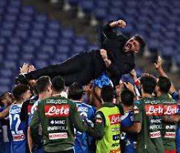 Calcio, il Napoli vince la Coppa Italia