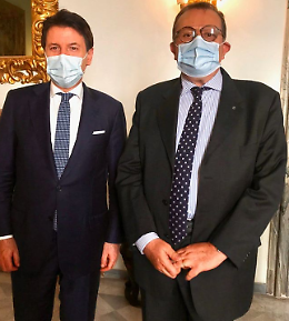 Massimo Rivoltini a Roma ha incontrato il premier Conte