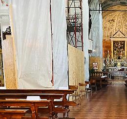San Bassiano, restauri alla terza navata