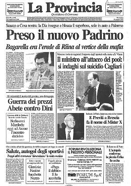 Scacco a Cosa Nostra
Preso il nuovo Padrino
