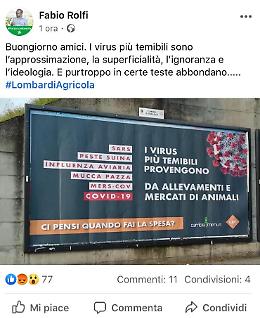 Campagna Lav, l'assessore Rolfi difende gli allevatori