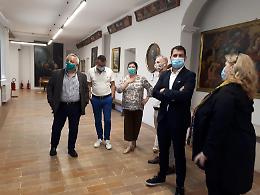 FOTO la visita dell'assessore regionale alla Cultura Galli a Crema