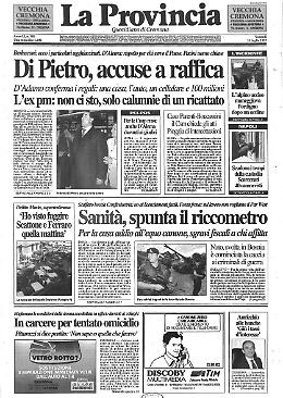 Di Pietro, accuse a raffica