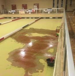 Maltempo, bocciodromo allagato e tetto di CrForma danneggiato