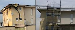 Tromba d'aria, la ricostruzione di Sergnano
