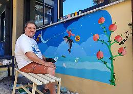 Il murale che colora il Covid

