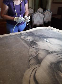 Dipinto salvo, restauro a tempo di record