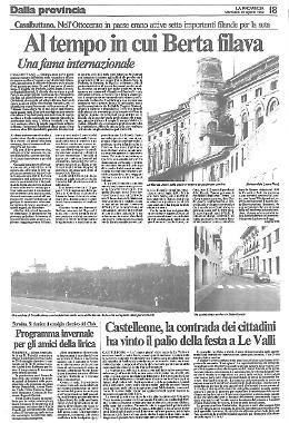 Al tempo in cui Berta filava