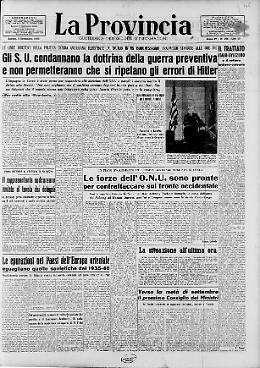 Truman: in Corea non si ripeteranno gli errori di Hitler