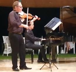 VIDEO Concerto del pianista Cristiano Paluan e del violinista Giacomo Invernizzi