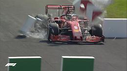 F1, Monza: guai alla Ferrari, Vettel si ritira