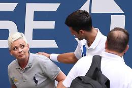 Us Open; 'pallata' a giudice, Djokovic squalificato