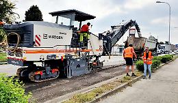 Asolana, iniziati i lavori lungo la carreggiata stradale