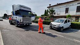 Scontro a Vicoboneghisio, una 57enne ferita